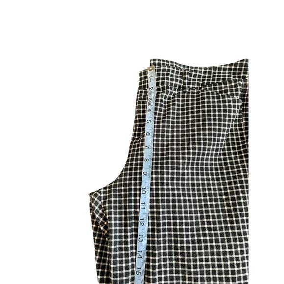 Old Navy Black White Plus Career Office Straight Leg Pixie Dress‎ Pants Size 16 - Picture 11 of 13
